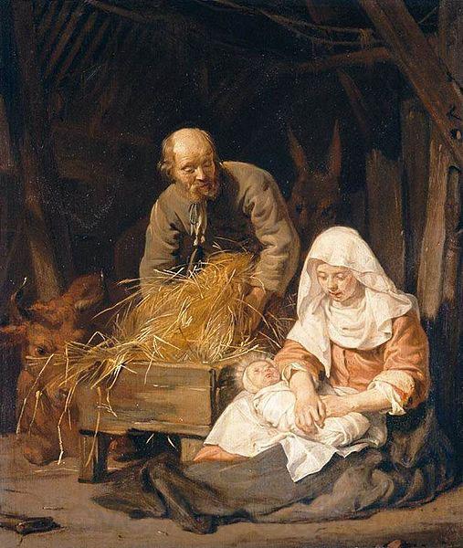 Jan de Bray The Holy Family Norge oil painting art